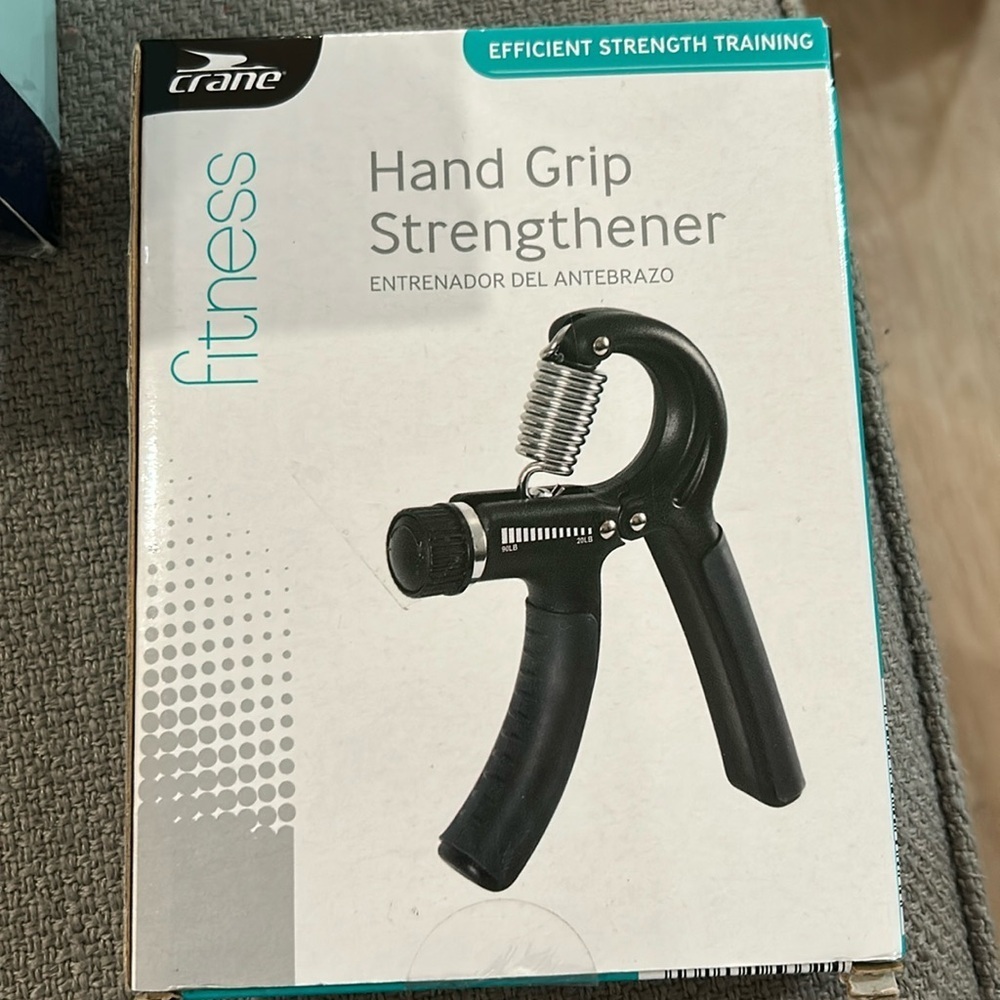 NEW Hand Grip Strengthener Black Handles Hand Forearm Wrist Exerciser Grips​